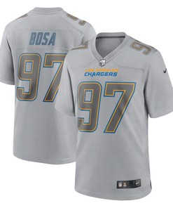 Joey Bosa 97 Los Angeles Chargers Men Atmosphere Fashion Game Jersey - Gray