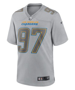 Joey Bosa 97 Los Angeles Chargers Men Atmosphere Fashion Game Jersey - Gray