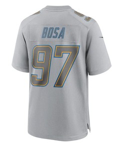 Joey Bosa 97 Los Angeles Chargers Men Atmosphere Fashion Game Jersey - Gray