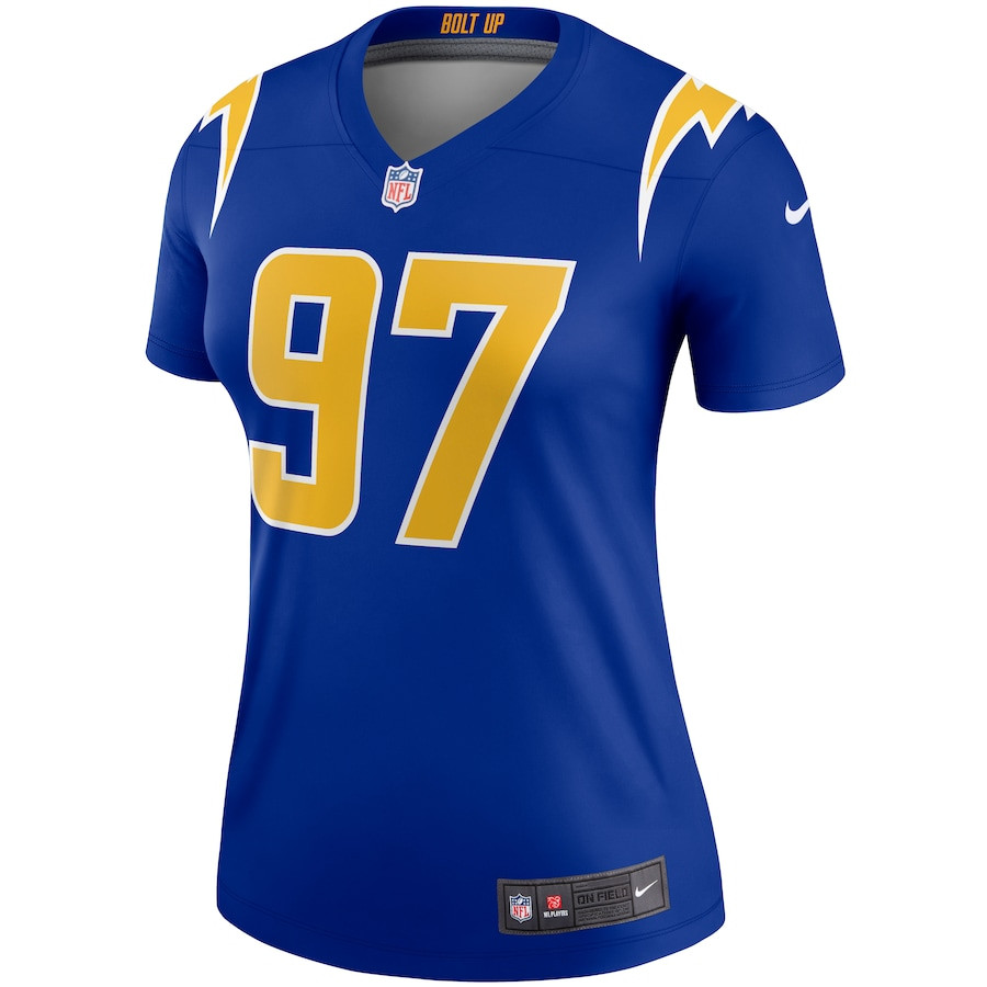 Joey Bosa 97 Los Angeles Chargers Women's 2nd Alternate Legend Jersey - Royal