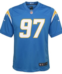 Joey Bosa 97 Los Angeles Chargers Youth Game Jersey - Powder Blue