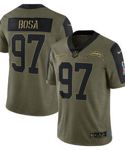 Joey Bosa Los Angeles Chargers 2021 Salute To Service Limited Player Jersey - Olive Nfl