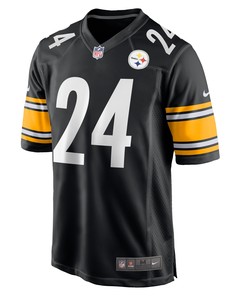 Joey Porter Jr. 24 Pittsburgh Steelers 2023 NFL Draft Game Jersey - Black