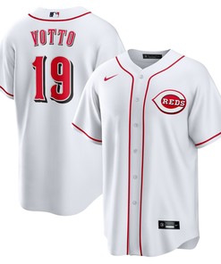 Joey Votto Cincinnati Reds Home Replica Player Name Jersey - White Mlb