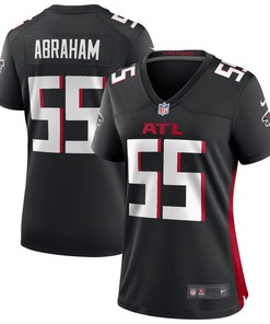 John Abraham Atlanta Falcons Womens Game Retired Player Jersey - Black Nfl