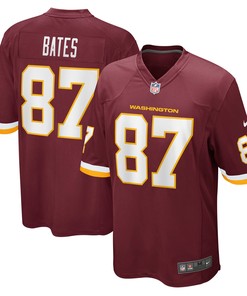 John Bates Washington Football Team Game Jersey - Burgundy Nfl