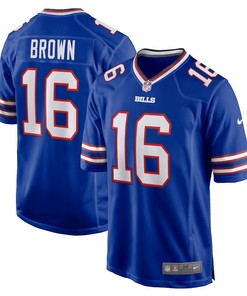 John Brown 16 Buffalo Bills Home Game Player Jersey - Royal