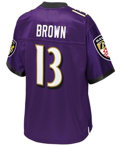 John Brown Baltimore Ravens Nfl Pro Line Youth Player Jersey - Purple