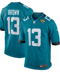 John Brown Jacksonville Jaguars Game Jersey - Teal Nfl
