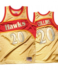 John Collins 20 Atlanta Hawks Gold Classic Once More Jersey