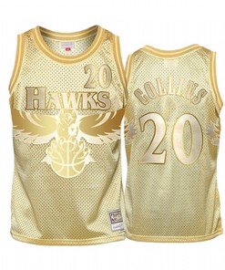 John Collins 20 Atlanta Hawks Golden Midas SM Jersey