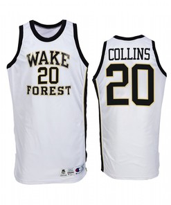 John Collins 20 Wake Forest Demon Deacons Throwback Uniform Jersey College Basketball White