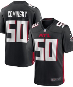 John Cominsky Atlanta Falcons Game Jersey - Black Nfl