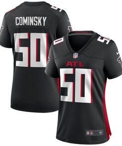 John Cominsky Atlanta Falcons Womens Game Jersey - Black Nfl