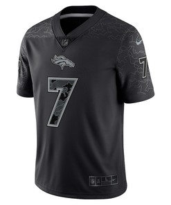 John Elway 7 Denver Broncos Retired Player RFLCTV Limited Jersey - Black