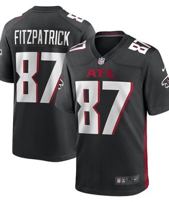 John FitzPatrick Atlanta Falcons Game Player Jersey - Black