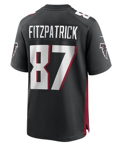 John FitzPatrick Atlanta Falcons Game Player Jersey - Black