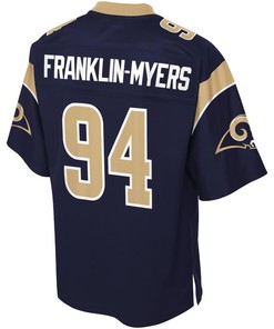 John Franklin-myers Los Angeles Rams Nfl Pro Line Youth Player Jersey - Navy