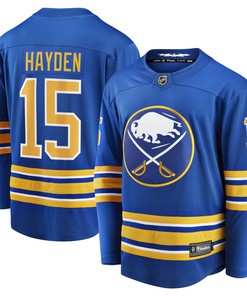 John Hayden Buffalo Sabres Fanatics Branded Home Breakaway Player Jersey - Royal Nhl