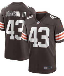 John Johnson Iii Cleveland Browns Game Jersey - Brown Nfl
