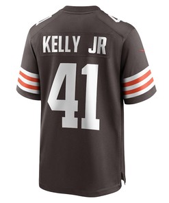 John Kelly Jr. Cleveland Browns Game Player Jersey - Brown