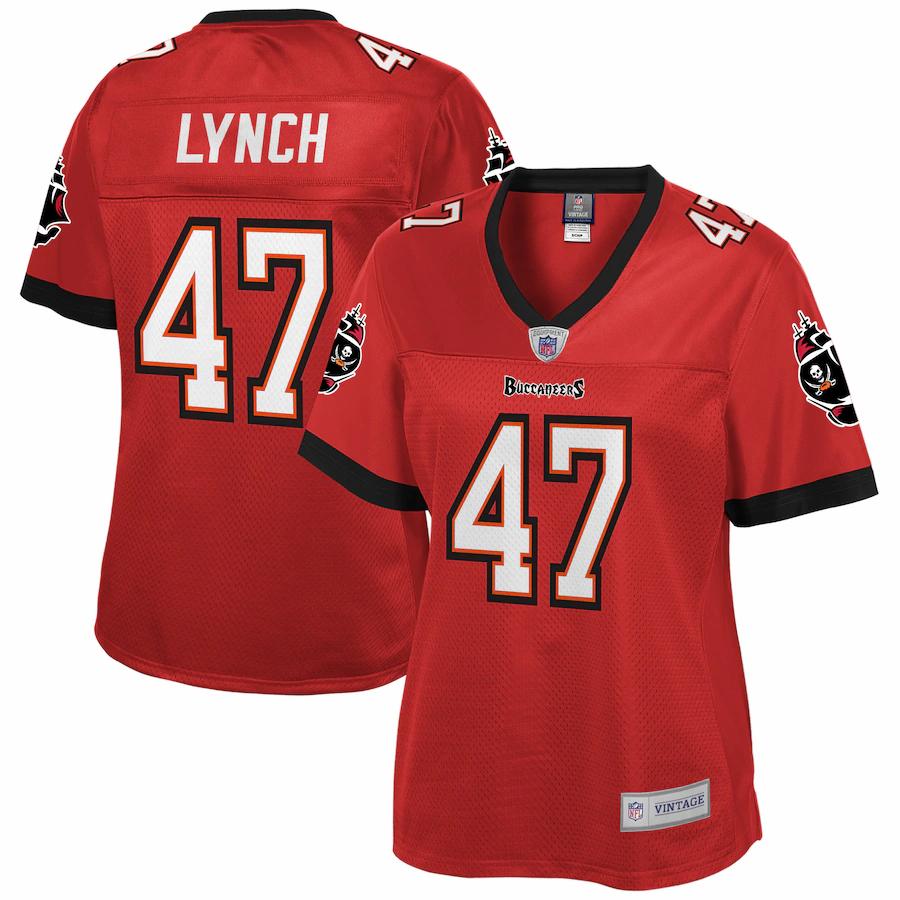 John Lynch Tampa Bay Buccaneers Nfl Pro Line Womens Retired Player Jersey - Red