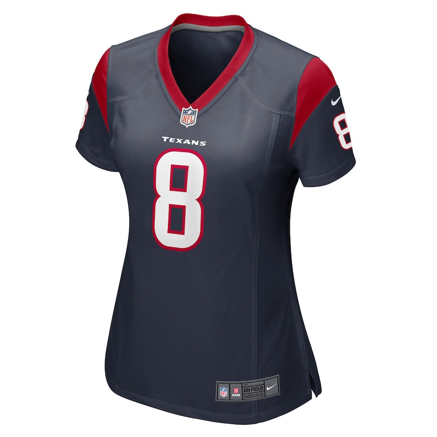 John Metchie III Houston Texans Women's Game Player Jersey - Navy