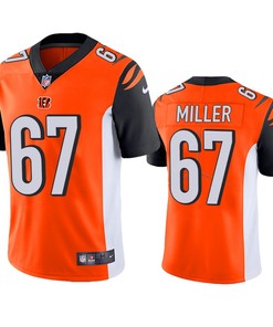 John Miller Cincinnati Bengals Orange Vapor Limited Jersey