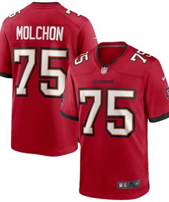 John Molchon 75 Tampa Bay Buccaneers Game Jersey - Red