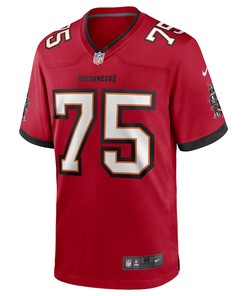 John Molchon 75 Tampa Bay Buccaneers Game Jersey - Red
