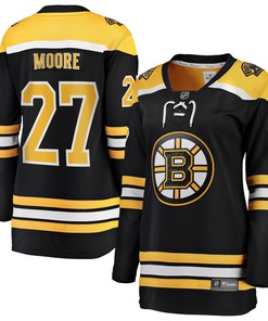 John Moore Boston Bruins Fanatics Branded Womens Home Breakaway Player Jersey - Black Nhl