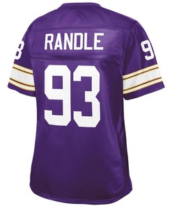 John Randle Minnesota Vikings Nfl Pro Line Womens Retired Player Jersey - Purple