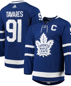 John Tavares Toronto Maple Leafs Adidas Home Captain Patch Primegreen Authentic Pro Player Jersey - Blue Nhl