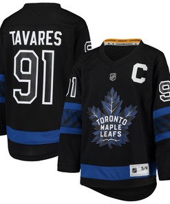 John Tavares Toronto Maple Leafs Alternate Replica Player Jersey - Black Nhl