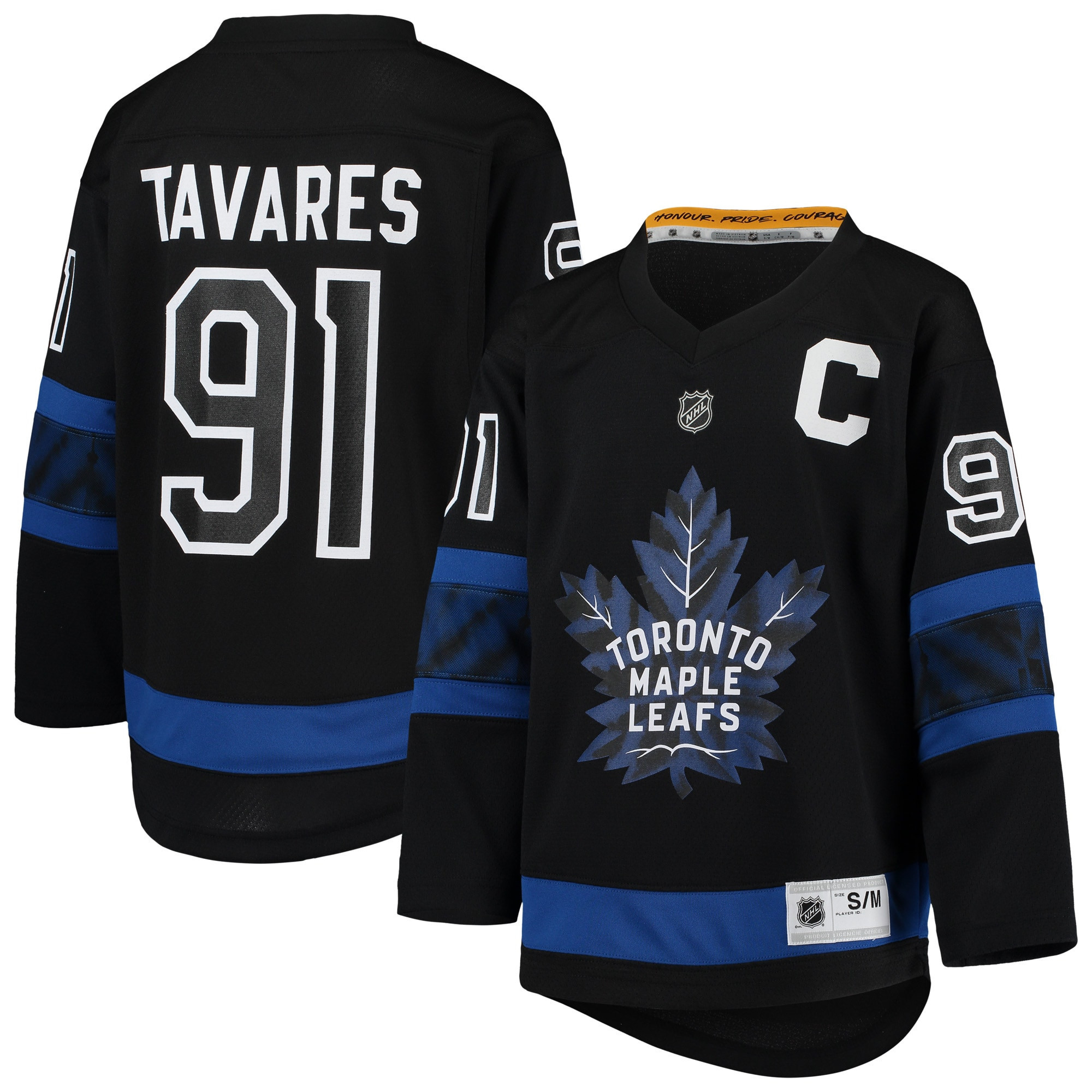 John Tavares Toronto Maple Leafs Alternate Replica Player Jersey - Black Nhl