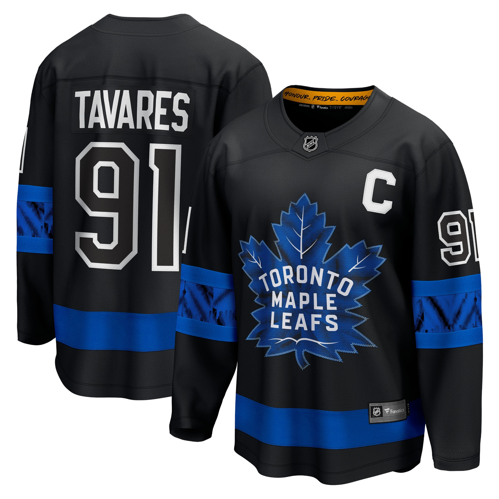 John Tavares Toronto Maple Leafs Fanatics Branded Alternate Premier Breakaway Reversible Player Jersey - Black Nhl