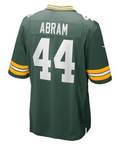 Johnathan Abram 44 Green Bay Packers Game Player Jersey - Green