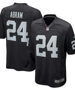 Johnathan Abram Las Vegas Raiders Player Game Jersey - Black Nfl