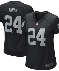 Johnathan Abram Las Vegas Raiders Womens Game Jersey - Black Nfl