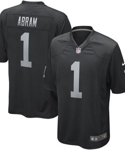 Johnathan Abram Oakland Raiders 2019 Nfl Draft First Round Pick Game Jersey Black 2019