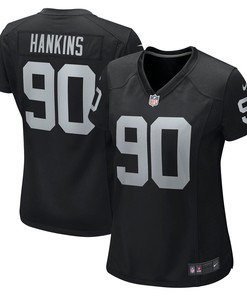 Johnathan Hankins Las Vegas Raiders Womens Game Jersey - Black Nfl