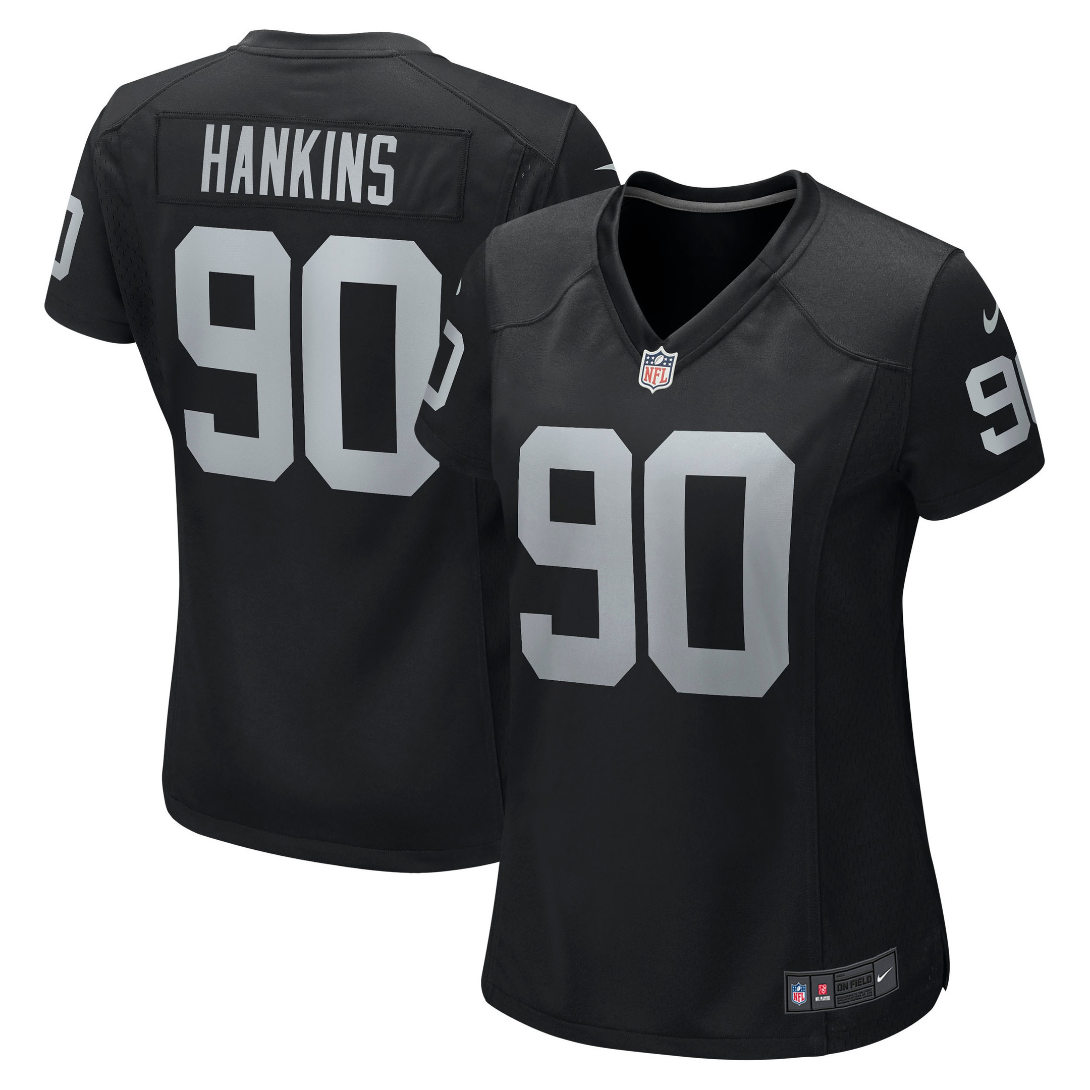 Johnathan Hankins Las Vegas Raiders Womens Game Jersey - Black Nfl