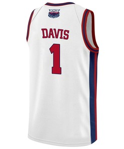 Johnell Davis 1 FAU Owls 2023 Final Four Basketball Men Jersey- White