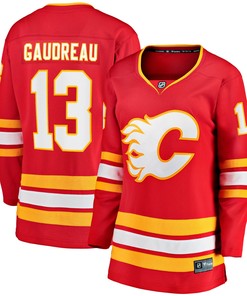 Johnny Gaudreau Calgary Flames Fanatics Branded Womens 2020/21 Home Premier Breakaway Player Jersey - Red Nhl