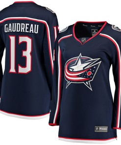 Johnny Gaudreau Columbus Blue Jackets Fanatics Branded Womens 2022 Breakaway Player Jersey - Navy Nhl