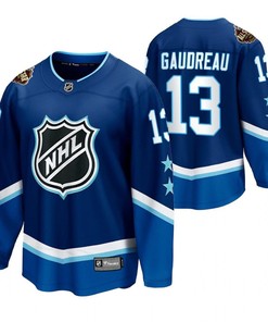 Johnny Gaudreau Flames Blue 2022 All-Star 13 Jersey Western Conference Jersey