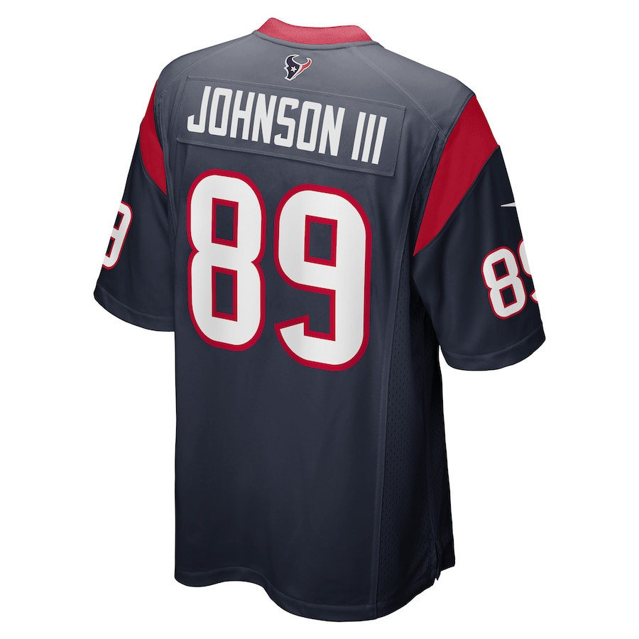 Johnny Johnson III Houston Texans Game Player Jersey - Navy