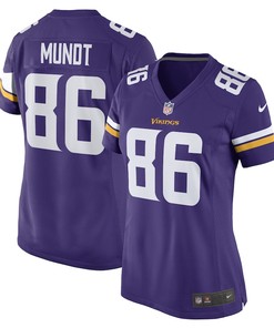 Johnny Mundt Minnesota Vikings Women's Game Player Jersey - Purple