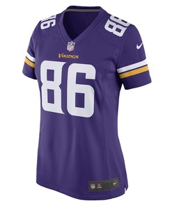 Johnny Mundt Minnesota Vikings Women's Game Player Jersey - Purple