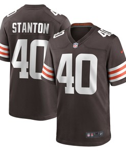 Johnny Stanton Cleveland Browns Game Jersey - Brown Nfl